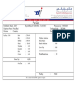 PaySlip MX1496 March2023