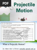 Grade 9 - Science (PROJECTILE MOTION)