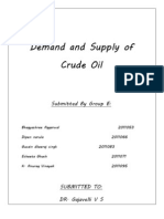 ME Assignment - Crude Oil