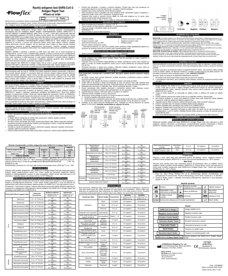 Navod CZ Flowflex Bio CE L03111815 PDF