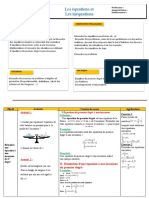 Équations 2 Cours