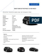 Offre - Peugeot 208 - Auto Export Marseille