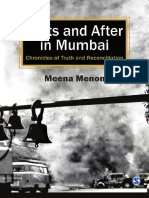 Meena Menon - Riots and After in Mumbai - Chronicles of Truth and Reconciliation-SAGE Publications India Pvt. LTD (2011)