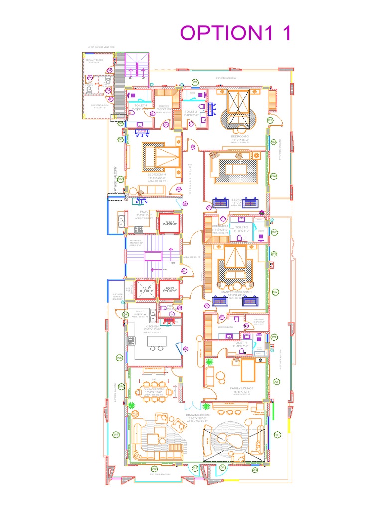 Architectural Floor Plan Overview | PDF | Home | Room