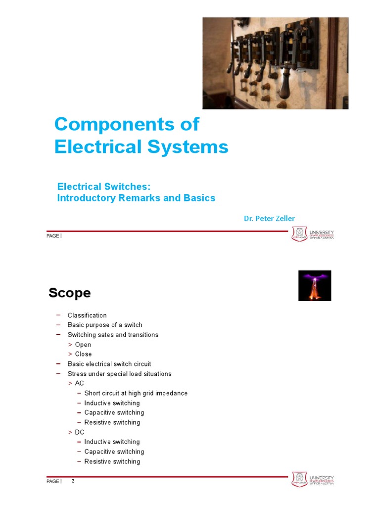 7c Electrical Switches 2p | PDF | Electrical Network | Switch