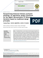 Parametrising Historical Chinese Courtyard-Dwellin