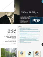 BID3005 - Week 5 - William H Whyte