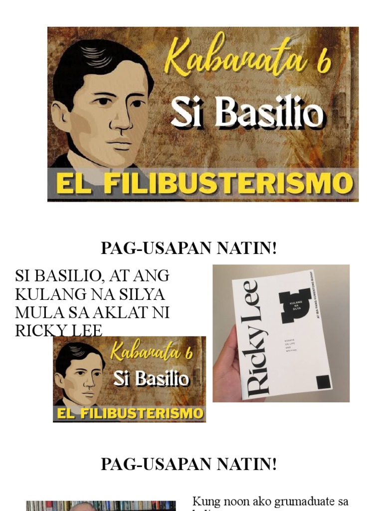 El Filibusterismo Kabanata 6 at 7 | PDF