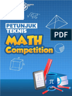 Petunjuk Teknis Pelaksanaan Math Competition