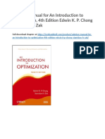 Solution Manual For An Introduction To Optimization 4th Edition Edwin K P Chong Stanislaw H Zak