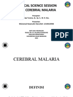(CSS) Cerebral Malaria - Dr. Alya T., Sp. S - 10100116128 - M. Hasanudin N
