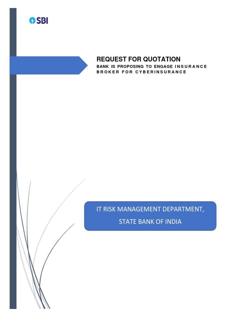 060920221741-SBI Cyber Insurance RFQ 202223 | PDF | Computer Security ...