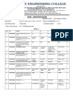 Mid - I - Quiz - Question Bank - P&S - Ar-20