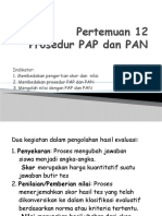 Pert 12 Pengolahan Skor Dengan PAP (Evaluasi Pembelajaran PAI 2)