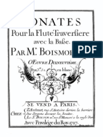 J.B. de Boismortier - VI Flute Sonatas Op. 19