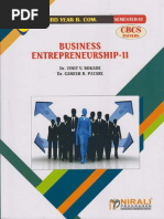 Business Entrepreneurship II T. Y. B. Com Sem 6