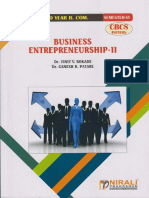 Business Entrepreneurship II T. Y. B. Com Sem 6
