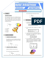 Ejercicios de División para Quinto de Secundaria