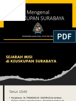 Mengenal KEUSKUPAN SURABAYA Selayang Pandang