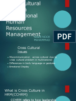 Cross Cultural Issues in International Human Resources Management