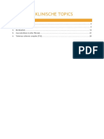 SV Kninische Topics 2022 Ziekteleer