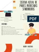 Sistema Actual de Partes Interesadas Stakeholders