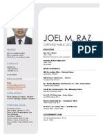 Joel M. Raz - Resume