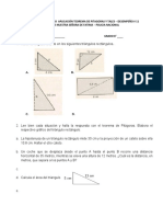 Plan de Mejoramiento Teorema de Pitagoras y Teorema de Tales