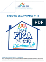 Caderno de Atividades #11: Secretaria Municipal de Educação e Ensino Integral