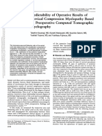 Predictability of Operative Results of Cervical.6