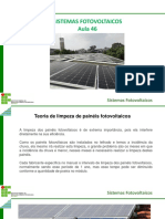 Aula 48 - Teoria de Limpeza de Painéis Fotovoltaicos