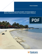 Beach Protection With Innovative Geotube® and Geobag Solution at Meritus Pelangi Beach Resort, Pantai Cenang, Langkawi, Malaysia