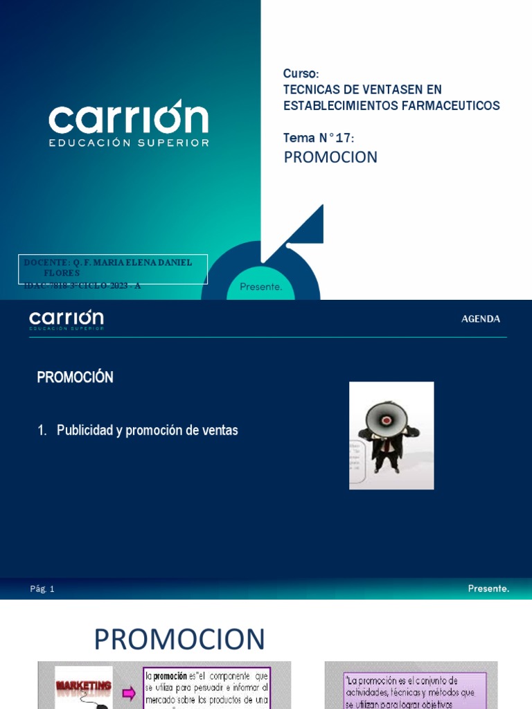 Técnicas de Promoción Farmacéutica | PDF | Publicidad | Producto (Negocio)