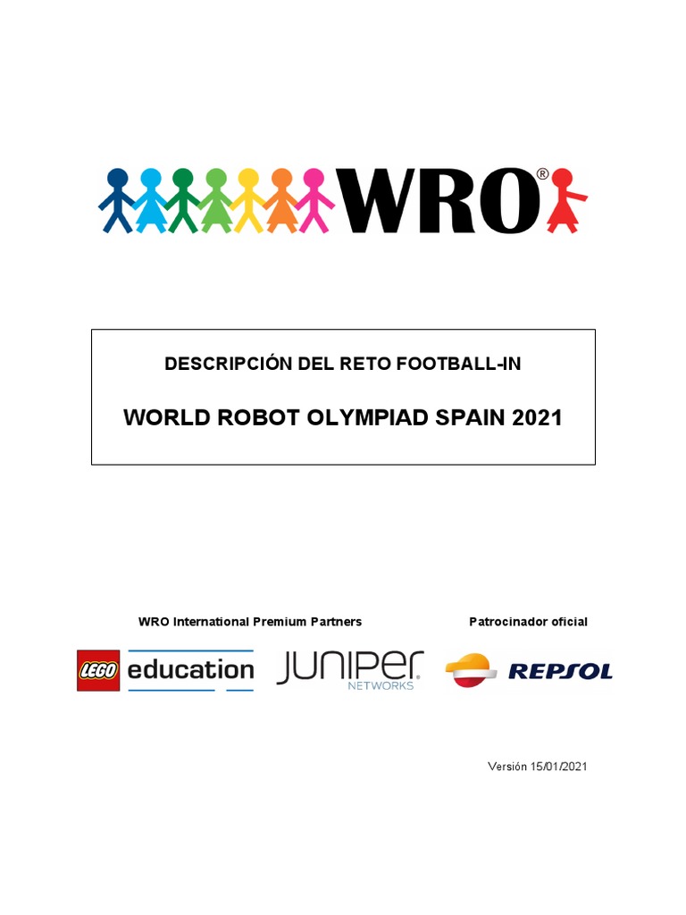 WRO 2021 Descripcion Del Reto Football in | PDF | Robot | Robótica