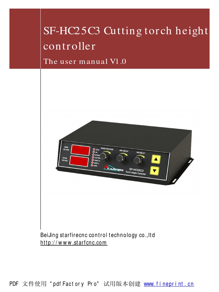 SF Hc25c3 English Handbook v1.0 | PDF | Power Supply | Switch