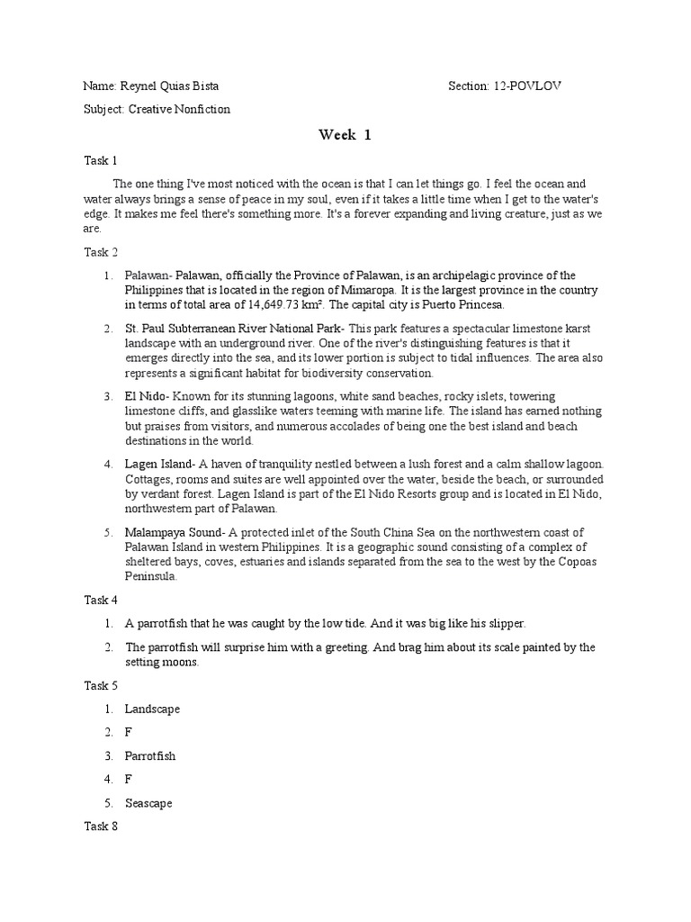 Creative Nonfiction | PDF | Language Arts & Discipline | Poetry
