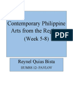 Contemporary Philippine Arts From The Regions 2S Q1 Week 5-8