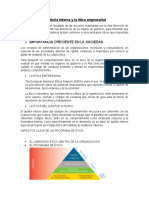 Auditoría Interna y La Ética Empresarial