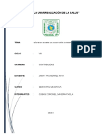 Perspectiva de La Auditoría Externa en El Perú