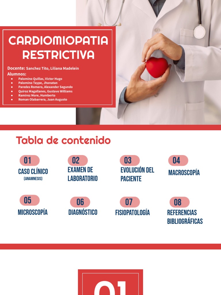 Fisiopatología de la Miocardiopatía Restrictiva | PDF