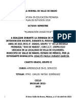 Plan Semana 10 Del 17 Al 21 de Abril de 2023