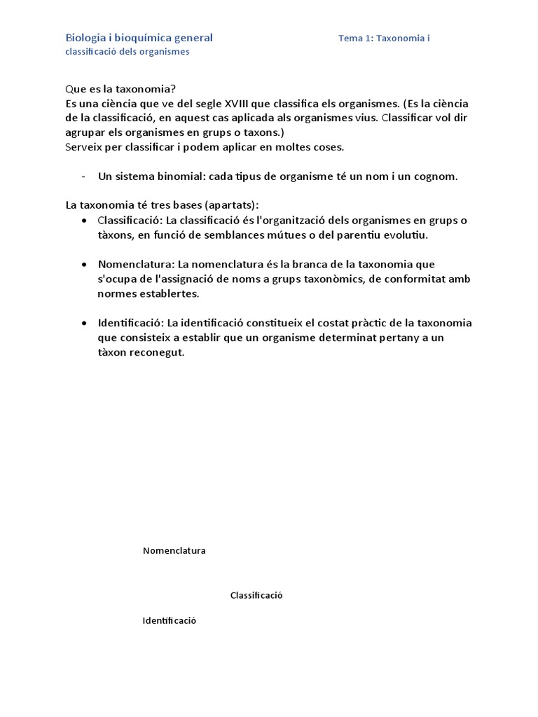 Que Es La Taxonomia PDF