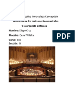 Instituto Educativo Inmaculada Concepción Album Sobre Los Instrumentos Musicales