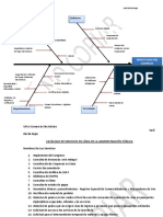 Diagram de Causa Efecto - Marco Legal de Comercio Electronico