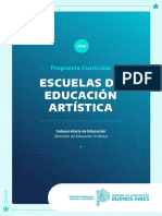 Propuesta Curricular para Las Escuelas de Educación Artística - 1