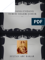 Undang-Undang Tubuh Negeri Johor