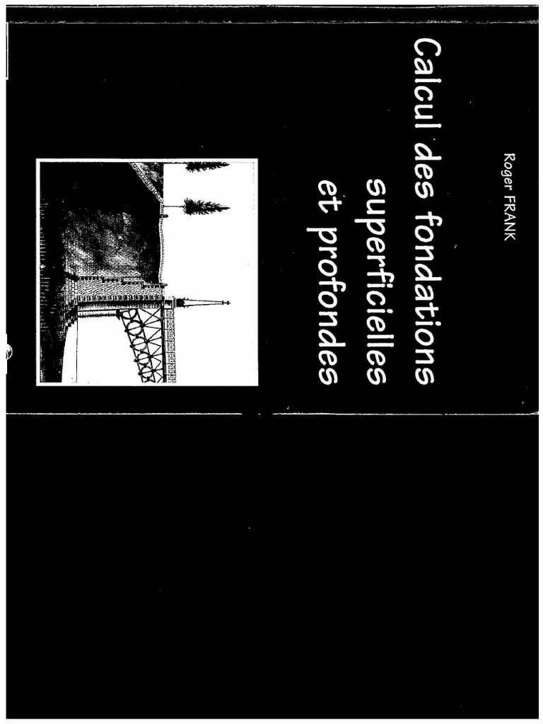 Calcul Des Fondations Superficielles Et Profondes Pdf