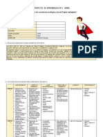 5 Años - Proyecto de Aprendizaje N°06