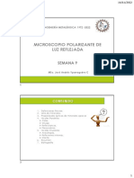 Geometalurgia Semana 9 Microscopia Minerales Opacos 1