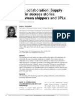 3PL Collaboration- SupplyChain Success Stories Between Shippers and 3PLs